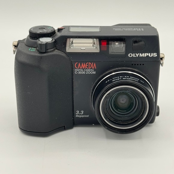 Olympus Other - Olympus Camedia C-3030 Zoom 3.3MP Digital Camera Black with 16MB SmartMedia Card